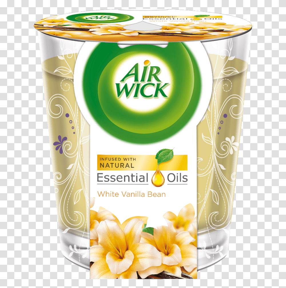 Air Wick Essential Oil Infusion Candle Air Wick Essential Oils Candle, Bottle, Tin, Bowl, Dairy Transparent Png