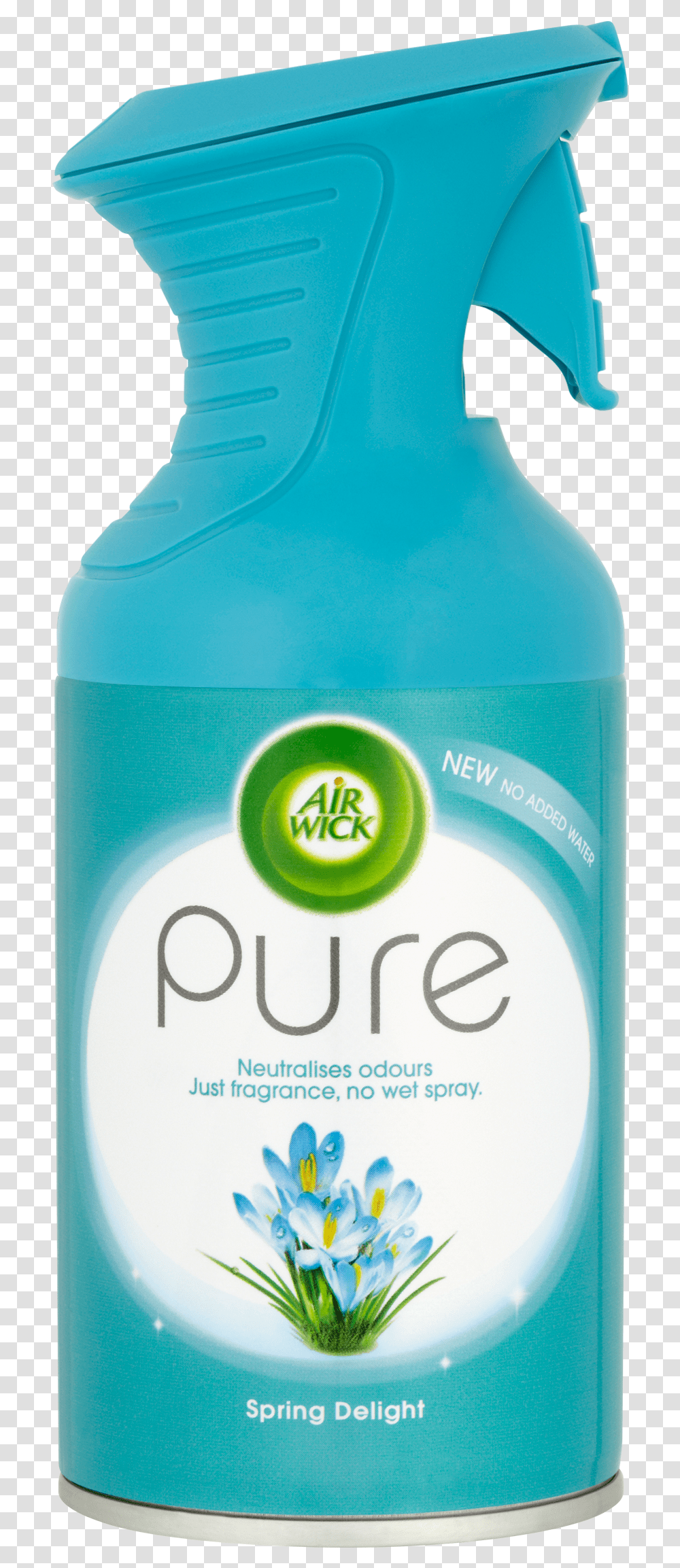Air Wick Pure Spray Spring Delight, Bottle, Beverage, Drink, Shampoo Transparent Png