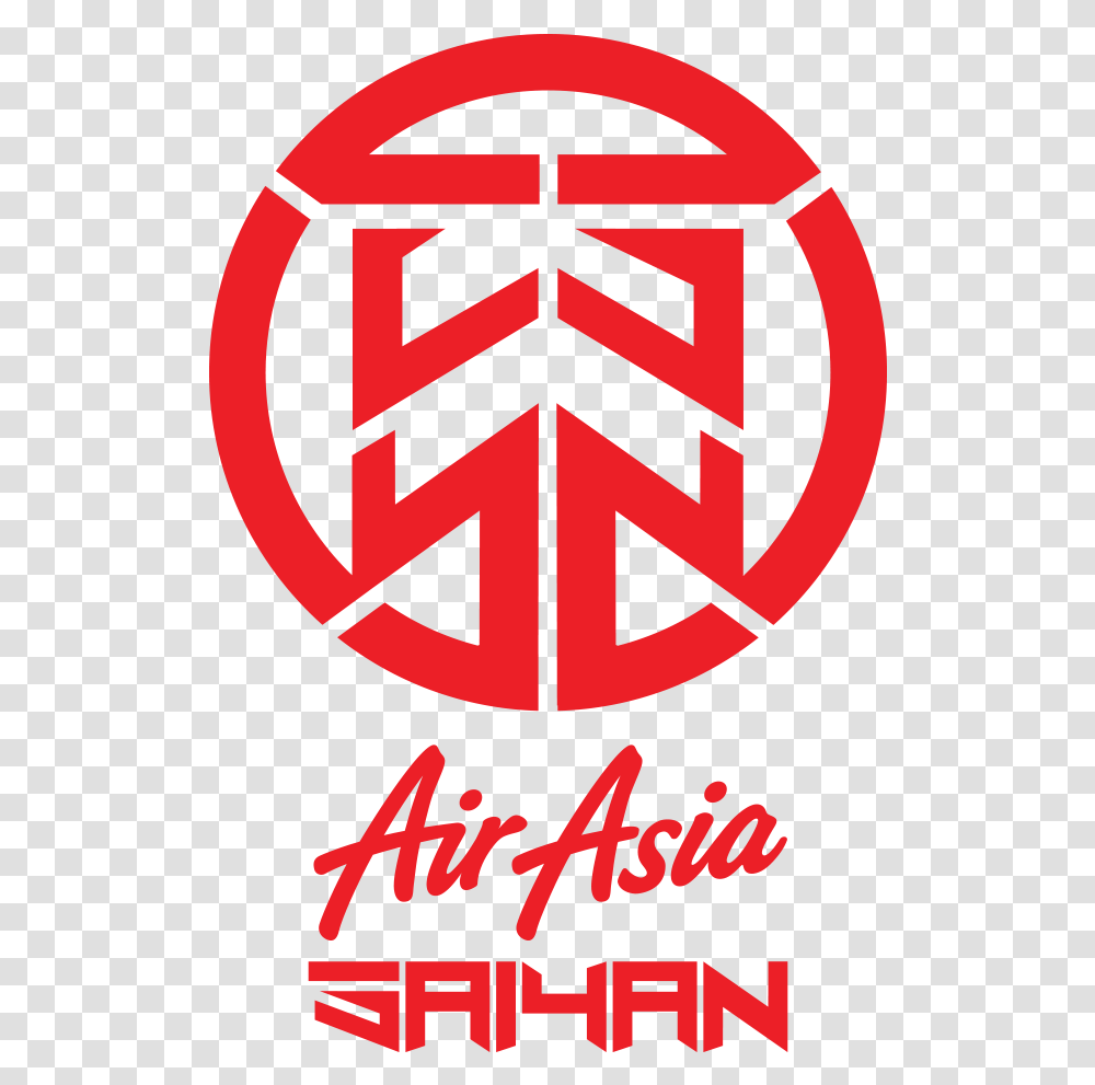 Airasia Saiyan Logo, Poster, Advertisement Transparent Png