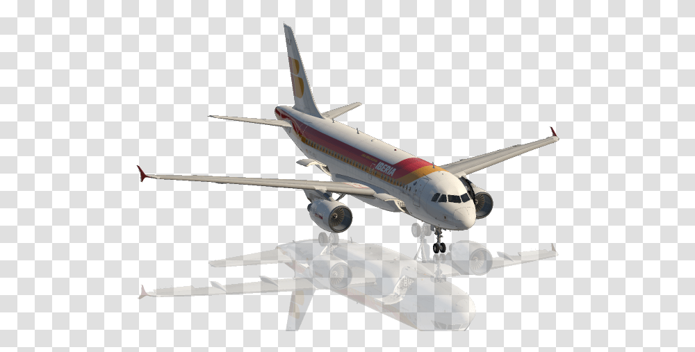 Airbus A320 Family, Airplane, Aircraft, Vehicle, Transportation Transparent Png
