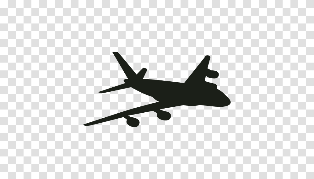 Airbus Airplane In Flight Silhouette, Aircraft, Vehicle, Transportation, Jet Transparent Png