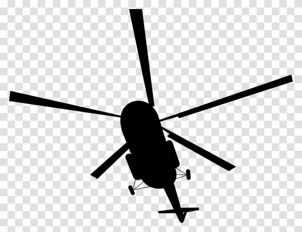 Aircraft Aviation Helicopter Silhouette Soviet Helicopter Rotor, Gray, World Of Warcraft Transparent Png