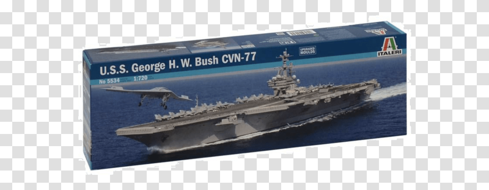Aircraft Carrier George Hw Bush Scale Model, Navy, Ship, Military, Vehicle Transparent Png