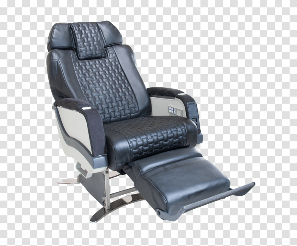 Aircraft Chair First Class, Furniture, Armchair, Cushion Transparent Png
