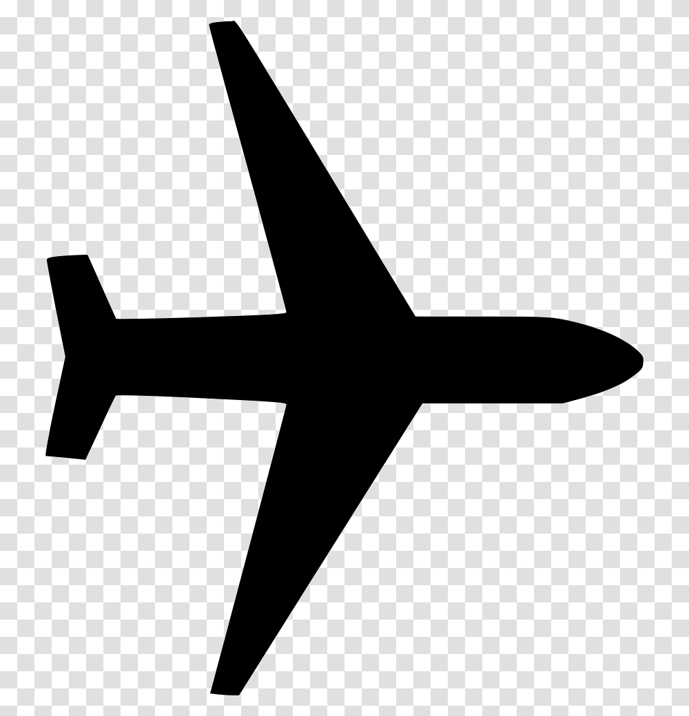 Aircraft Clipart Plane, Axe, Silhouette, Cross Transparent Png
