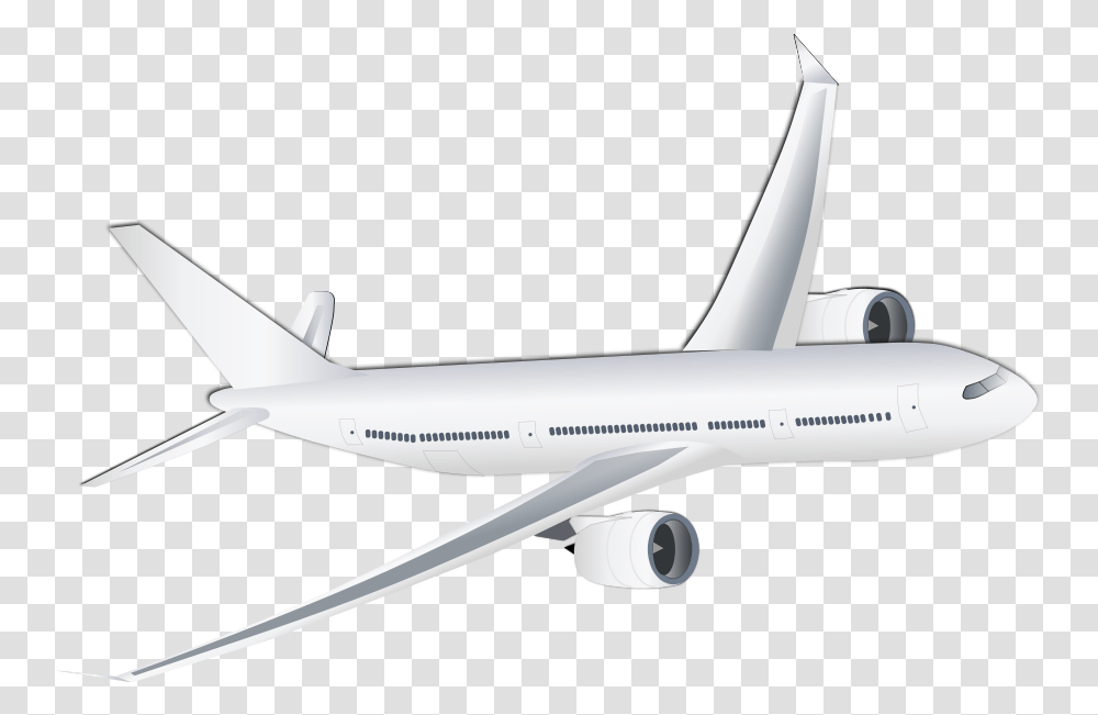 Aircraft Vector Airline Aviao Comercial, Airplane, Vehicle, Transportation, Airliner Transparent Png
