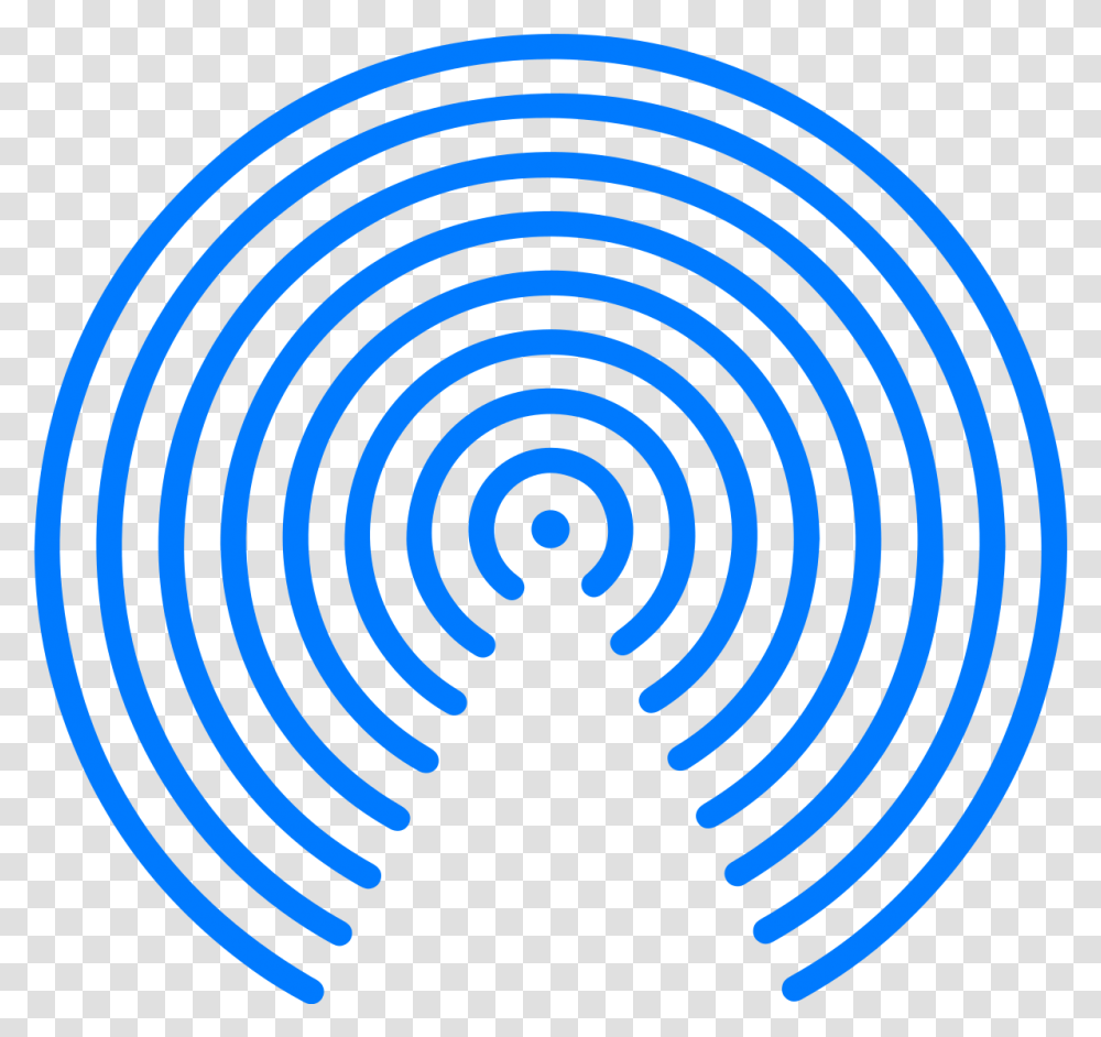 Airdrop Wikipedia Apple Airdrop Icon, Spiral, Coil, Rug Transparent Png