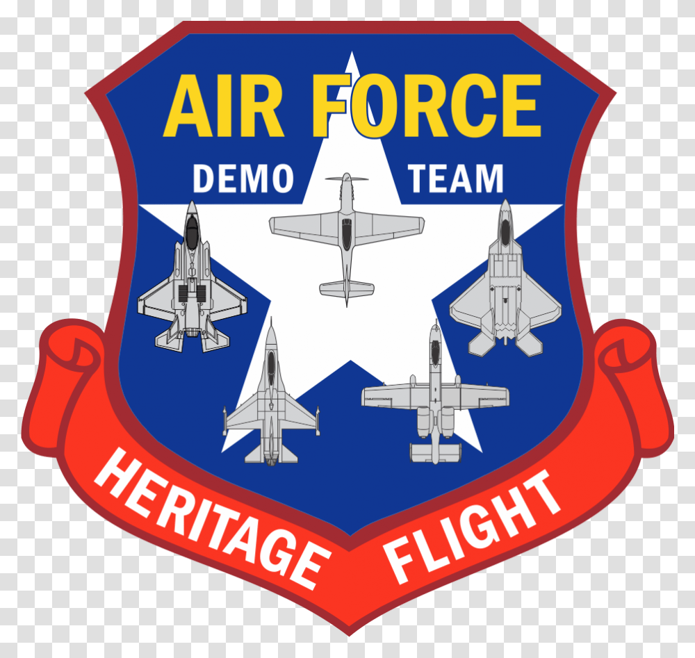 Airforce Demo Team, Airplane, Aircraft, Vehicle Transparent Png