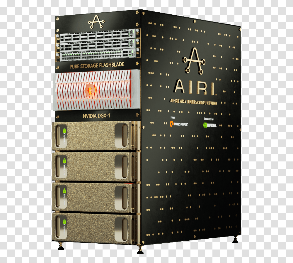 Airi Rack 15 Alpha Airi Nvidia Pure Storage, Electrical Device Transparent Png