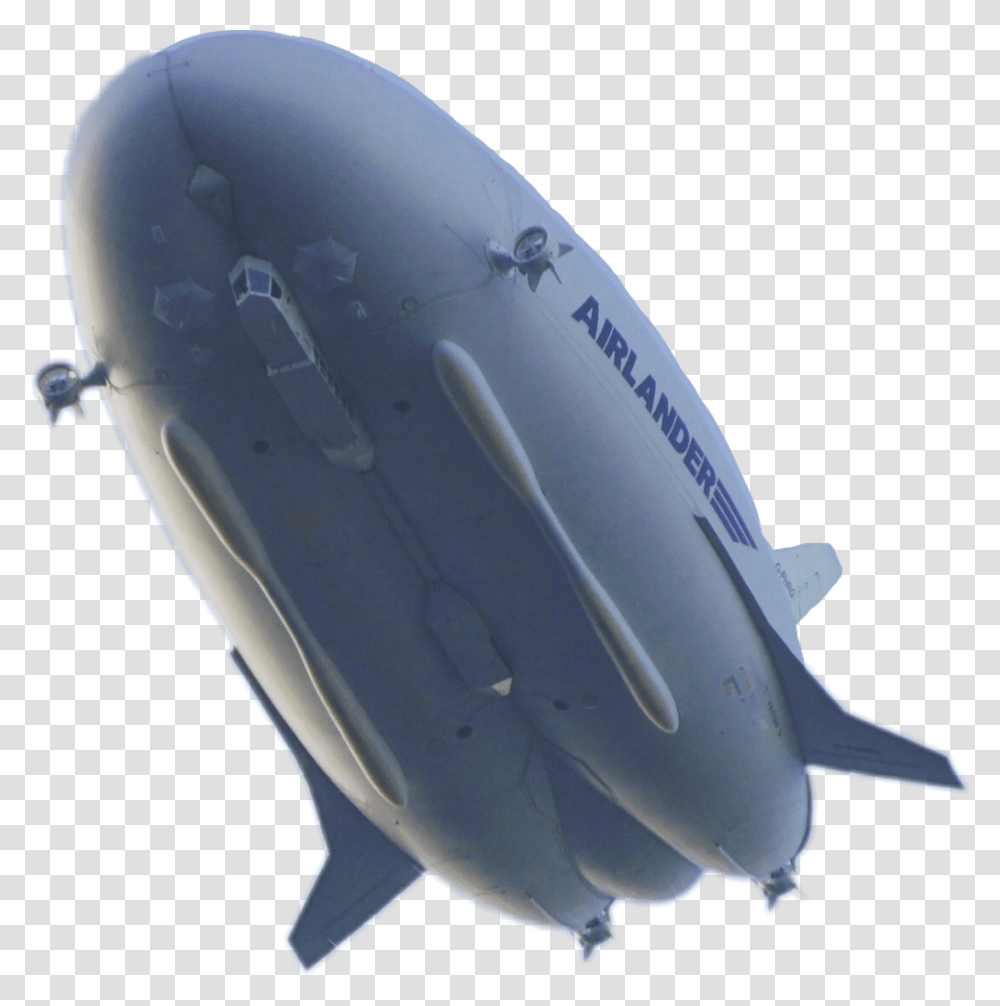 Airlander Airship Dirigible Blimp Flying Helium Blimp, Aircraft, Vehicle, Transportation, Helmet Transparent Png