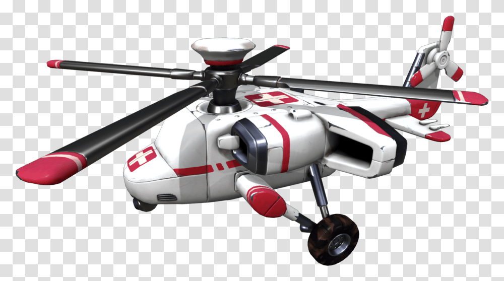 Airlift Glider Fortnite Medic Helicopter, Vehicle, Transportation, Aircraft, Machine Transparent Png