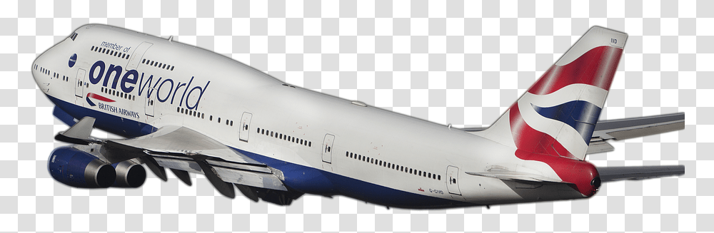 Airline Airplane B 747 Plane Aircraft Wing Image Avion, Vehicle, Transportation, Airliner, Flight Transparent Png