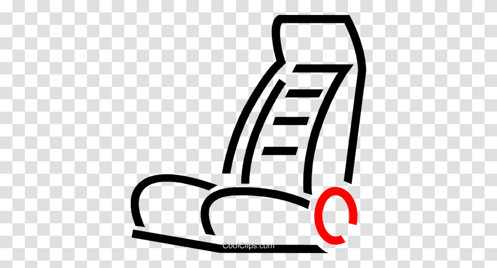 Airline Seat Royalty Free Vector Clip Art Illustration, Chair, Furniture, Lawn Mower Transparent Png