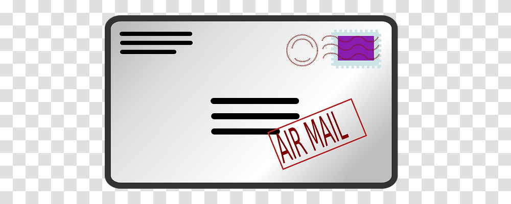 Airmail Envelope, Postcard Transparent Png