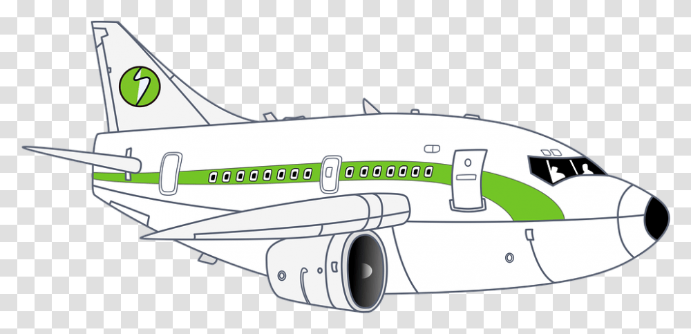 Airplane 960, Aircraft, Vehicle, Transportation, Airliner Transparent Png