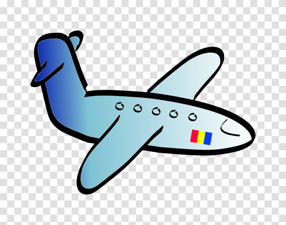 Airplane Aircraft Drawing Black And White, Vehicle, Transportation, Animal, Shark Transparent Png