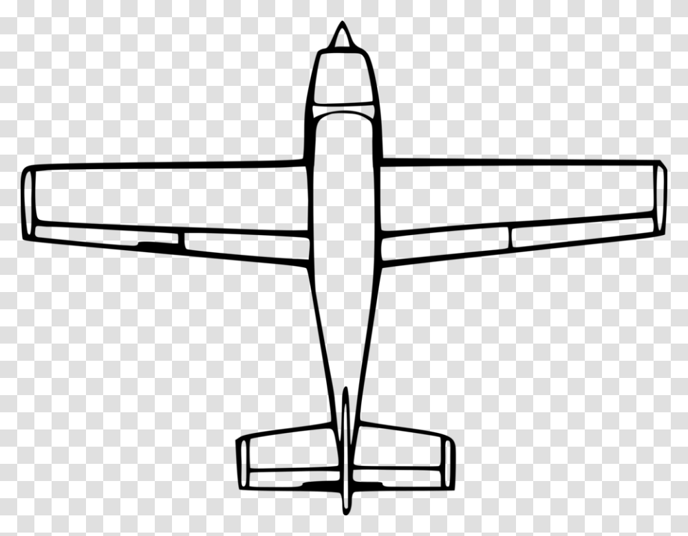 Airplane Aircraft Drawing Cessna Computer Icons Free, Gray, World Of Warcraft Transparent Png