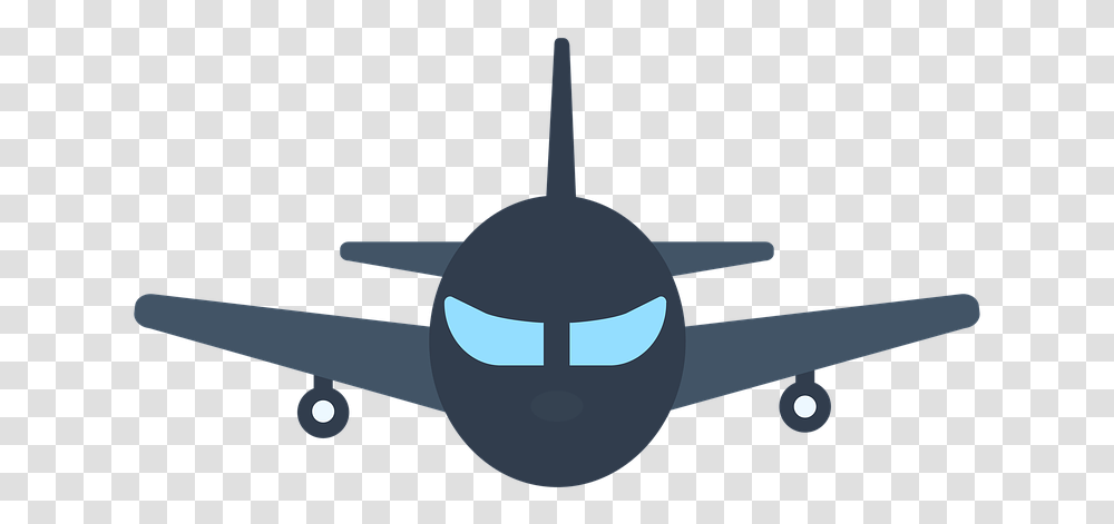 Airplane, Aircraft, Vehicle, Transportation, Silhouette Transparent Png