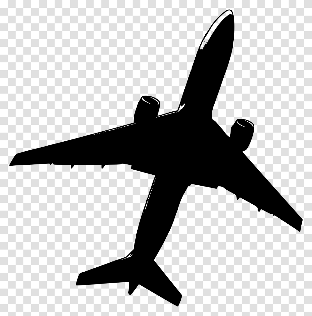 Airplane Banner Clipart Airplane Stencil, Gray, World Of Warcraft Transparent Png