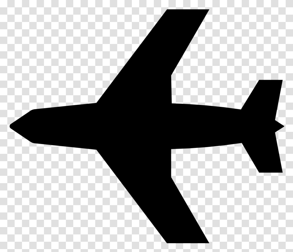 Airplane Black And White, Axe, Tool, Cross Transparent Png