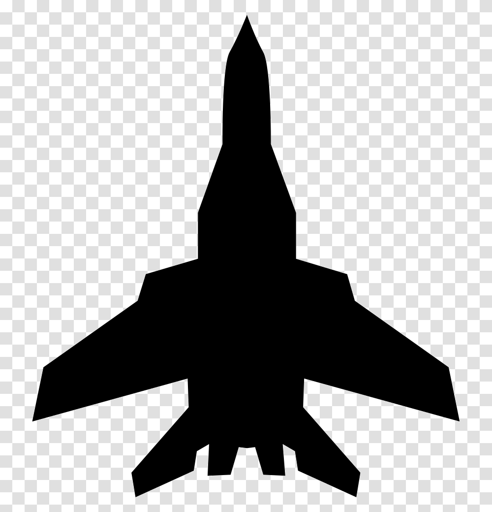 Airplane Black Silhouette Icon Free Download, Vehicle, Transportation, Aircraft Transparent Png