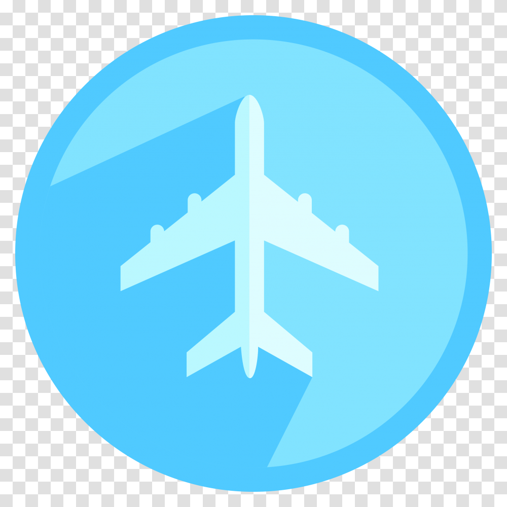 Airplane Circle Airplane Icon, Cross, Animal, Invertebrate Transparent Png