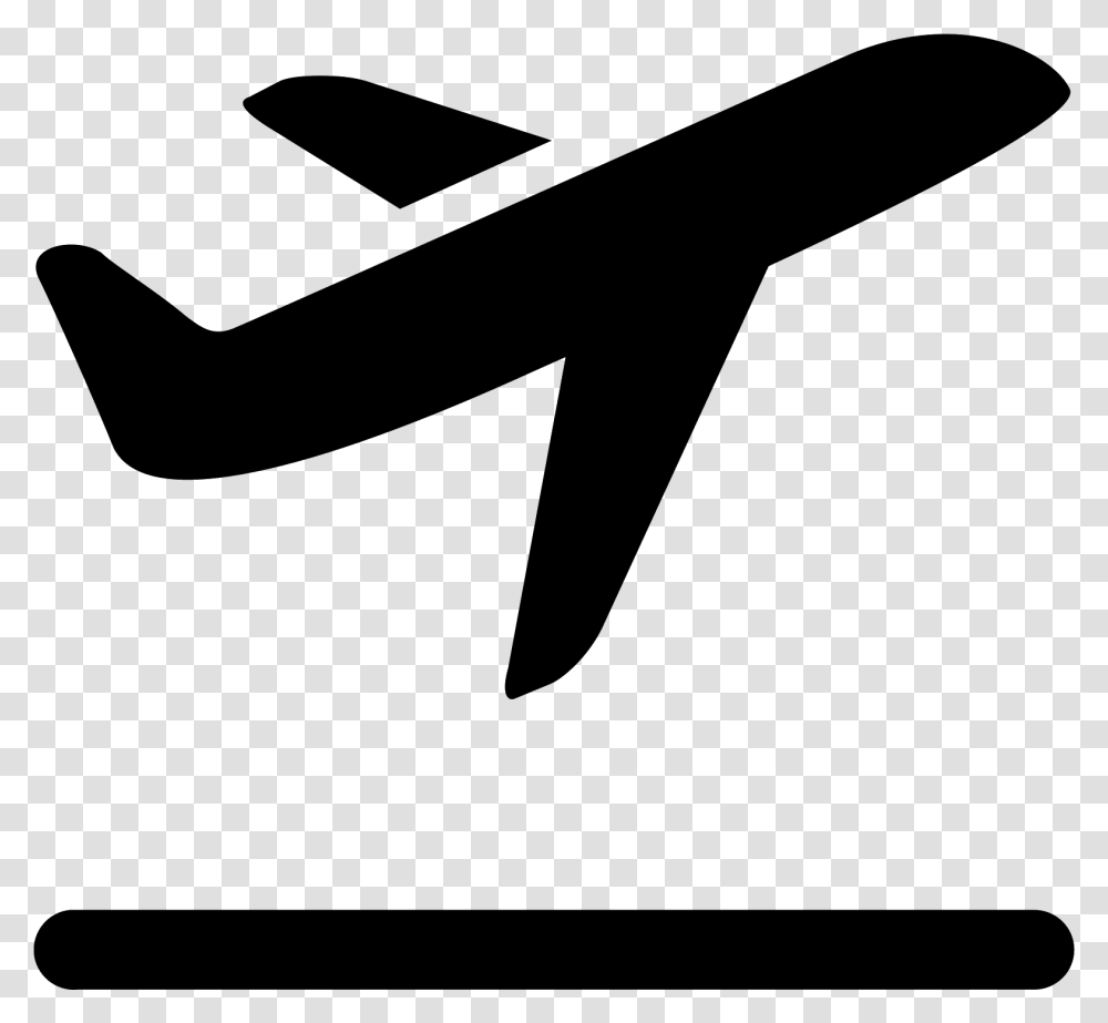 Airplane Clipart Background Vector Airplane Icon, Gray Transparent Png
