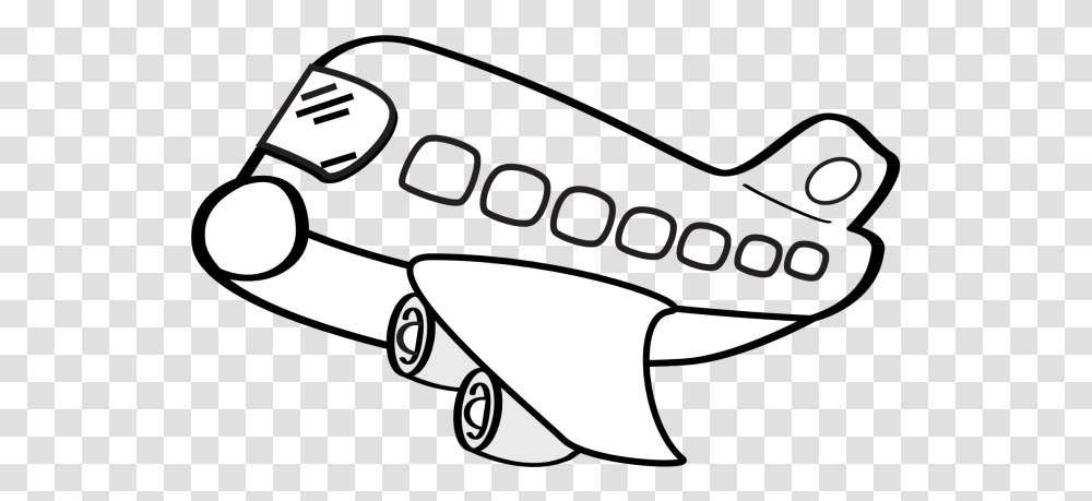 Airplane Clipart Black And White, Scissors, Weapon, Weaponry Transparent Png