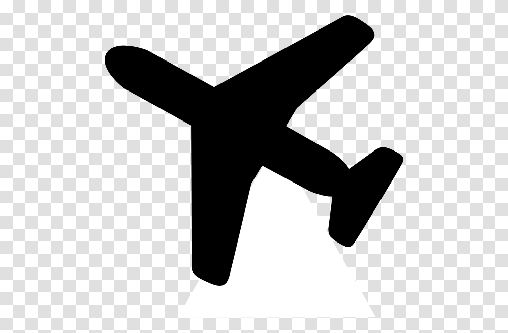 Airplane Clipart Black, Axe, Tool, Silhouette, Stencil Transparent Png