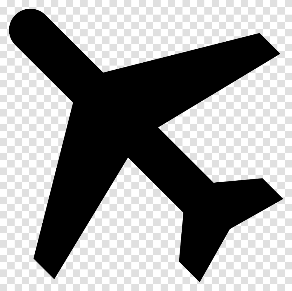 Airplane Clipart Download Icon, Axe, Tool, Star Symbol Transparent Png