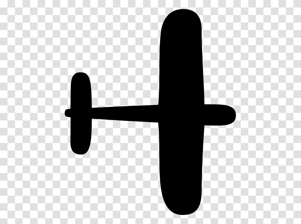 Airplane Clipart No Background, Hammer, Tool, Silhouette, Cross Transparent Png