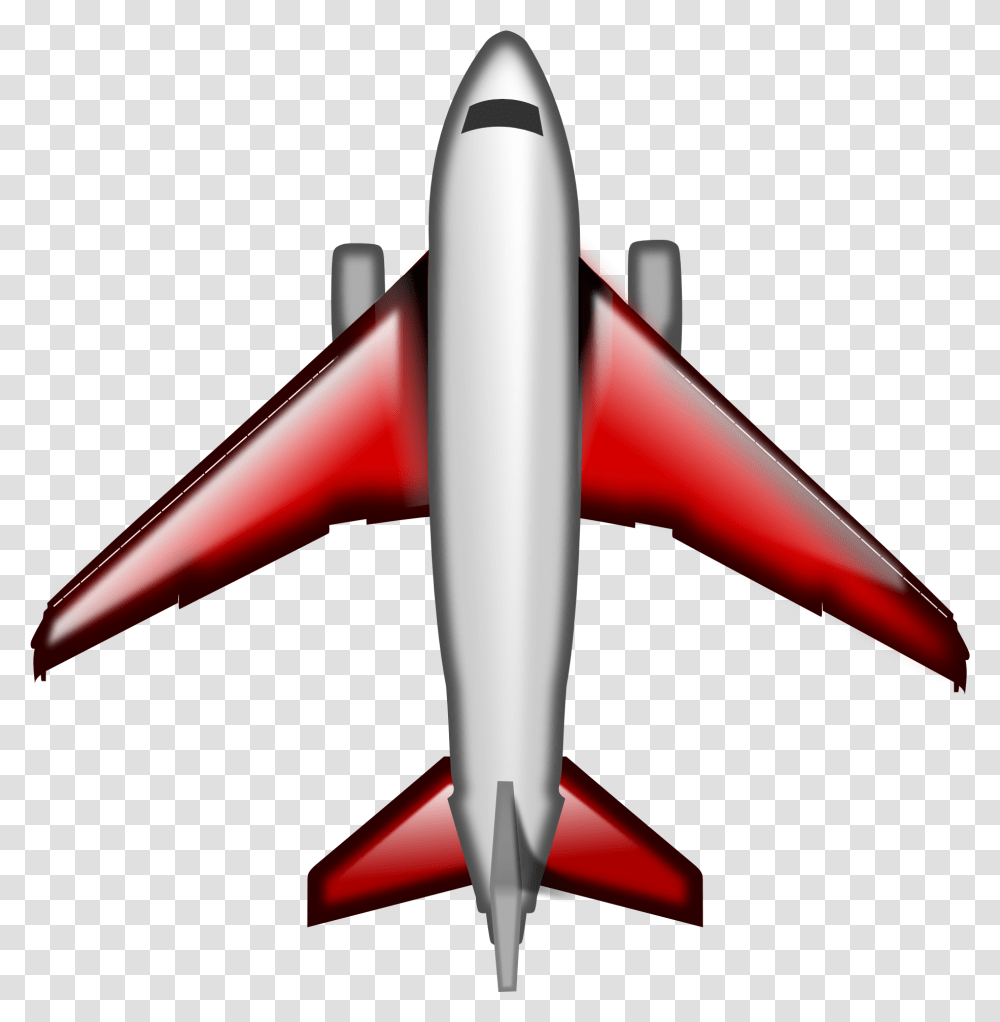 Airplane Clipart Top View, Aircraft, Vehicle, Transportation, Jet Transparent Png