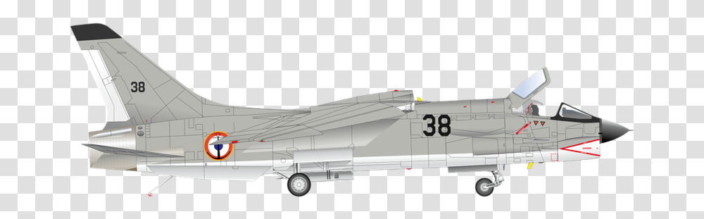 Airplane Crusader French Jet, Aircraft, Vehicle, Transportation, Airliner Transparent Png