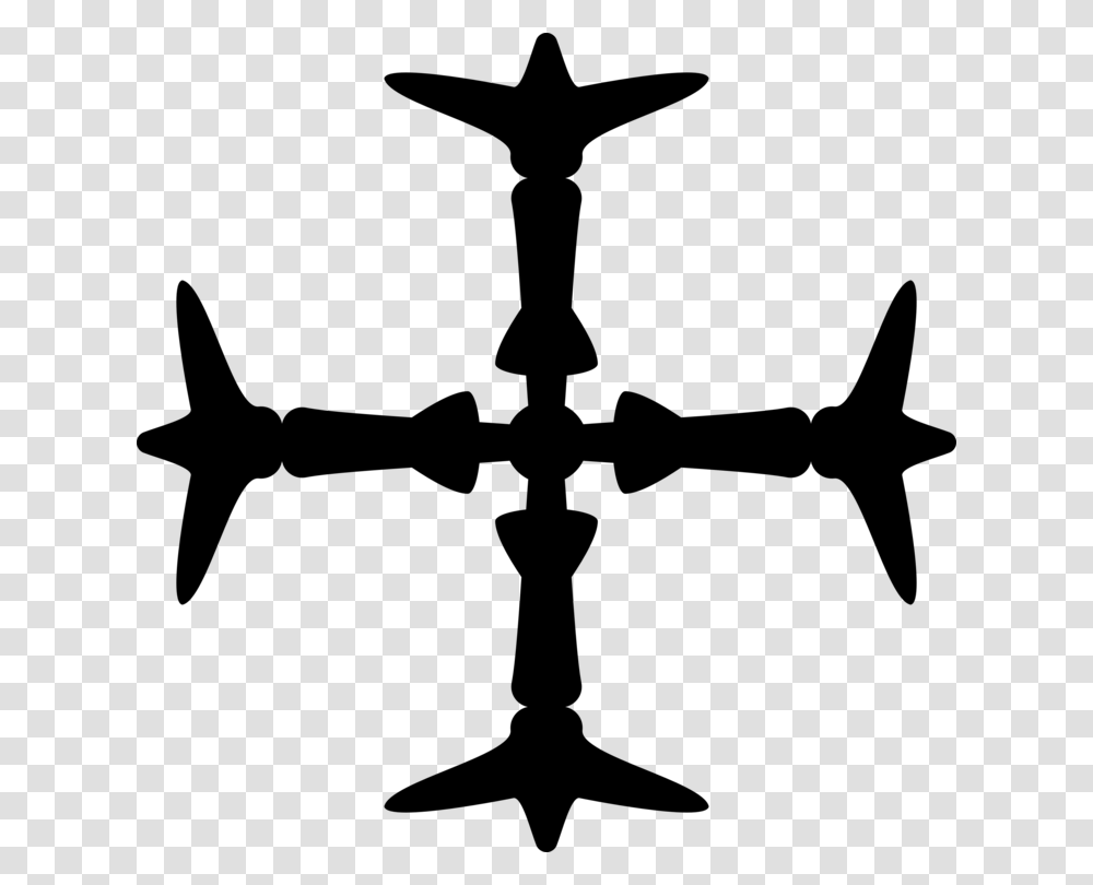 Airplane Earring Propeller Cross Charms Pendants, Gray, World Of Warcraft Transparent Png