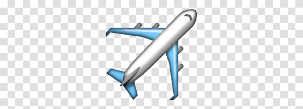 Airplane Emojis Emoji Polyvore And Airplane, Missile, Rocket, Vehicle, Transportation Transparent Png