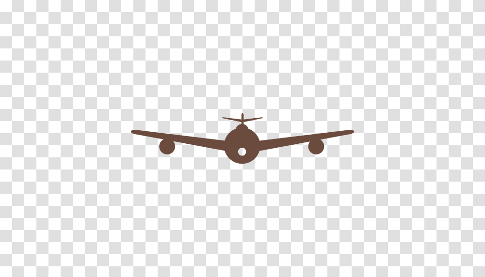 Airplane Flat Silhouette Icon, Vehicle, Transportation, Aircraft, Warplane Transparent Png