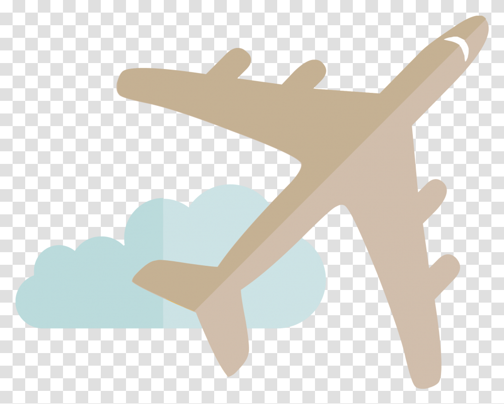 Airplane Flight Aircraft Clip Art Plane And Ship Icon, Axe, Cross Transparent Png