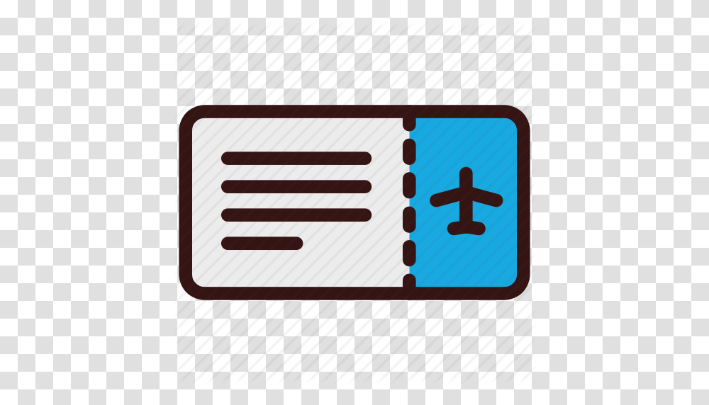 Airplane Flight Plane Ticket Travel Icon, Label Transparent Png