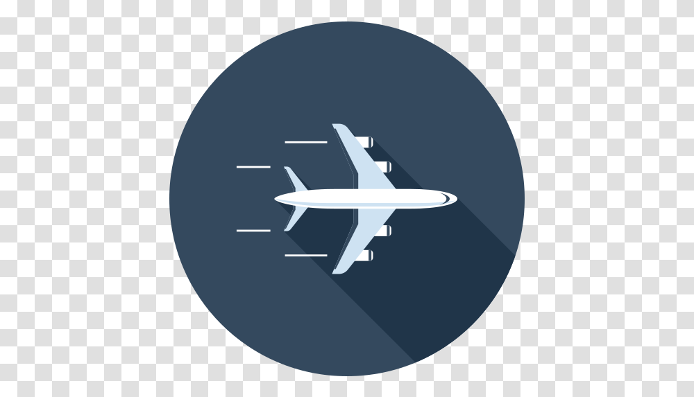 Airplane Free Icon Of Business And Finances Icons Flat Travel Icon, Aircraft, Vehicle, Transportation, Airliner Transparent Png