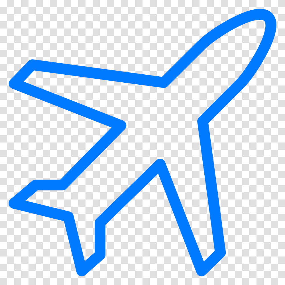 Airplane Icon Download Airport White Logo, Trademark, Star Symbol Transparent Png