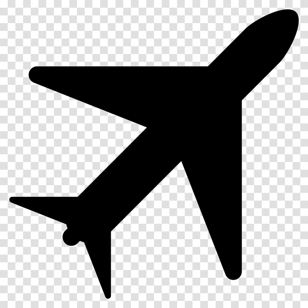 Airplane Icon Vector Icono Avion, Axe, Tool, Star Symbol Transparent Png