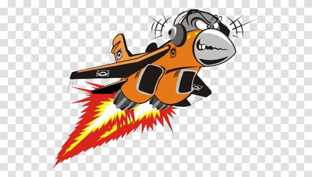 Airplane Jet Aircraft Fighter Aircraft Cartoon Cartoon Fighter Jet, Wasp, Bee, Insect, Invertebrate Transparent Png
