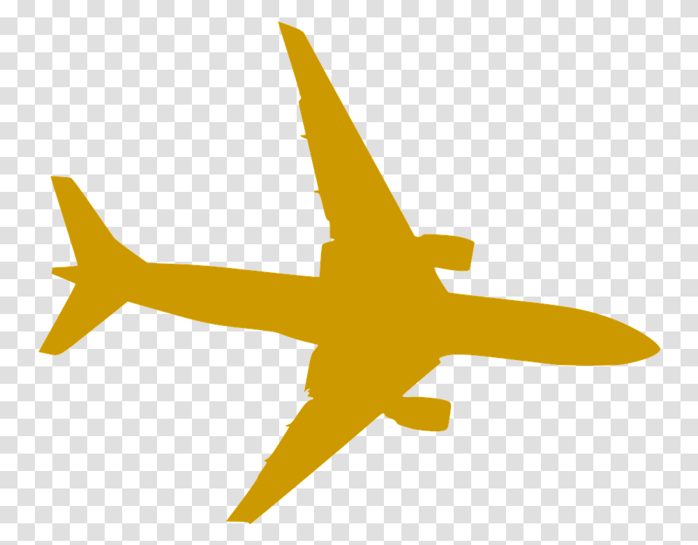 Airplane Jet Aircraft Free Vector Graphic On Pixabay Plane Vector Gold, Vehicle, Transportation, Cross, Symbol Transparent Png