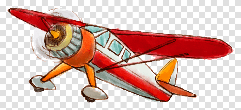 Airplane Light Aircraft Euclidean Vector 1387372 Vintage Airplane, Transportation, Vehicle, Animal, Insect Transparent Png