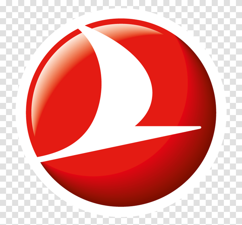 Airplane Logo Turkish Airlines Logo Svg, Trademark, Tape, Sphere Transparent Png