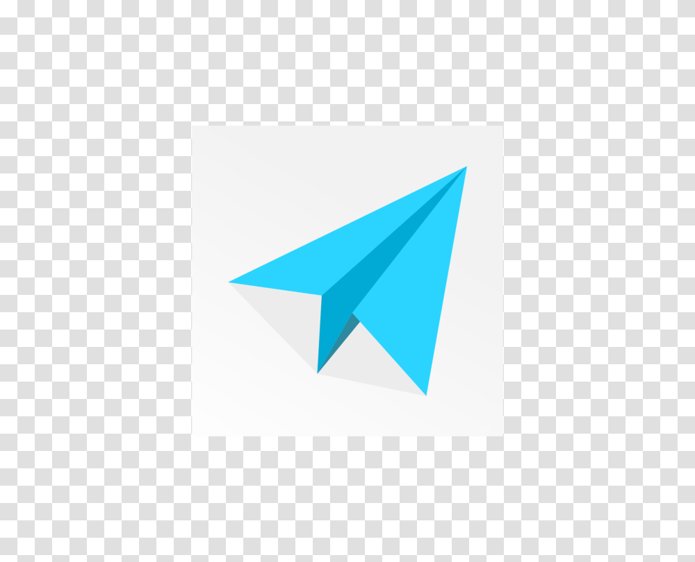 Airplane Paper Plane Computer Icons Flight, Triangle, Origami Transparent Png
