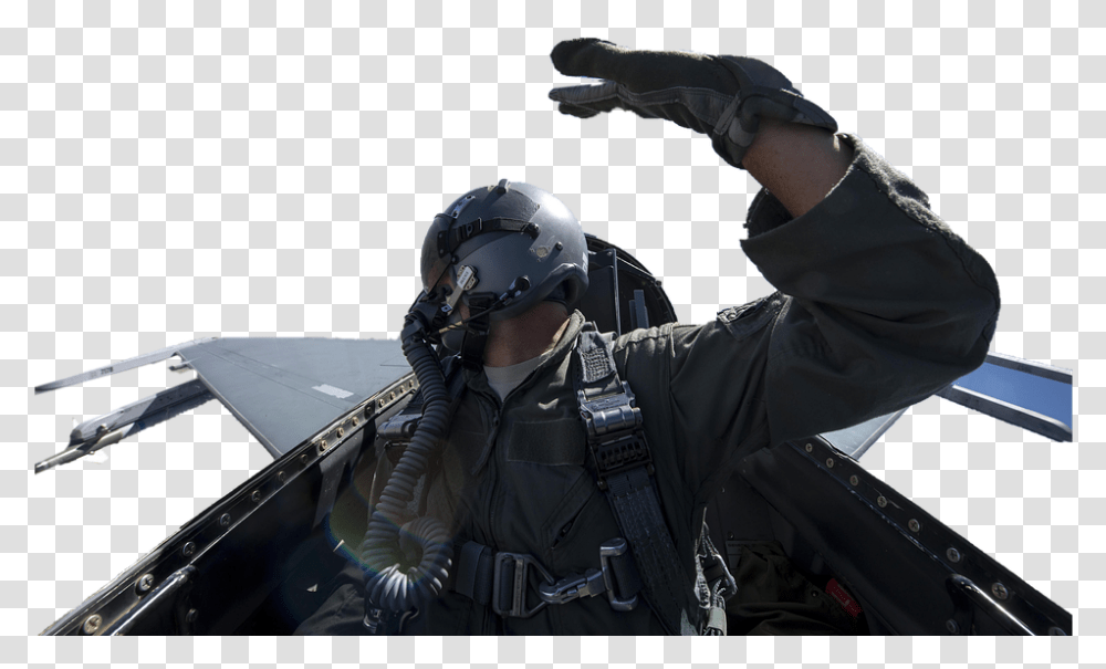 Airplane Pilot Flight Transportation Military Pilot Air Force, Helmet, Crash Helmet, Person Transparent Png