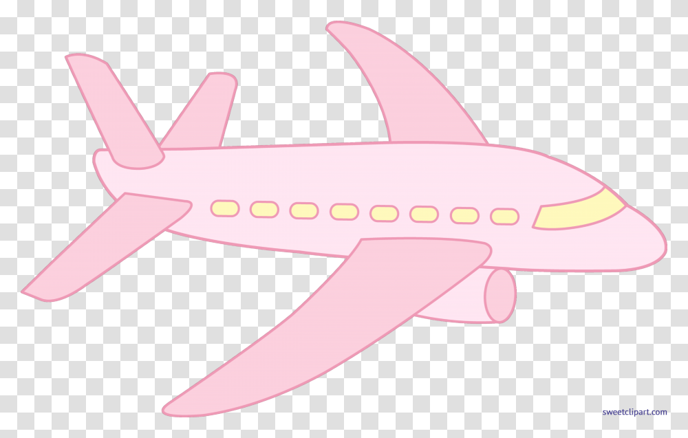 Airplane Pink Clip Art, Fish, Animal, Shark, Sea Life Transparent Png