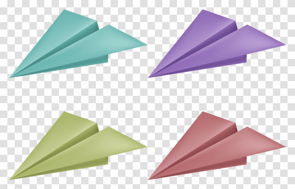 Airplane Plane Color Transprent Origami, Paper, Pattern Transparent Png