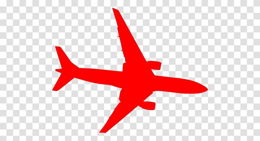 Airplane Red Clip Art, Silhouette, Transportation, Vehicle, Aircraft Transparent Png